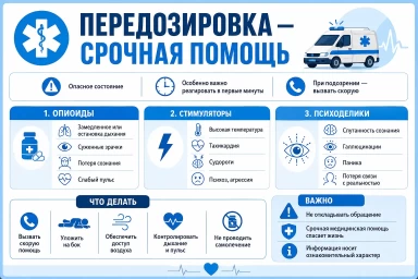 Помощь при передозировке в Тулуне