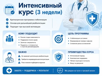 Реабилитация за 21 день в Тулуне