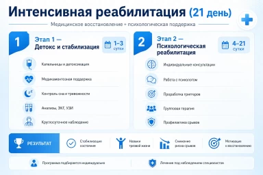 Реабилитация за 21 день в Тулуне